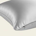 Taie d'oreiller en soie 25 mommes Gris - Vignette | Maison Cotolune