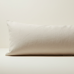 Taie de traversin en lin Beige - Vignette | Maison Cotolune