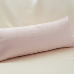 Taie de traversin en lin Rose - Vignette | Maison Cotolune