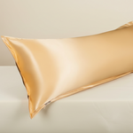 Taie de traversin en satin Jaune - Vignette | Maison Cotolune