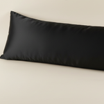 Taie de traversin en soie de mûrier Noir - Vignette | Maison Cotolune