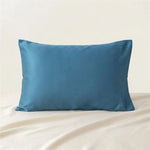 Taie d'oreiller bleu en fibre de bambou - Vignette | Maison Cotolune