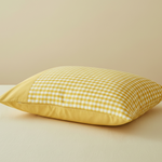 Taie d'oreiller coton égyptien Jaune - Vignette | Maison Cotolune