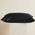 Taie d'oreiller noir en Fibre d'Eucalyptus - Vignette | Maison Cotolune