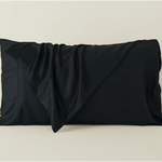 Taie d'oreiller noir en Fibre de bambou - Vignette | Maison Cotolune