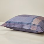 Taie d'oreiller en Flanelle Motif Bleu et Marron - Vignette | Maison Cotolune