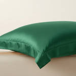 Taie d'oreiller en satin Vert - Vignette | Maison Cotolune