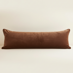 Taie de traversin flanelle Marron - Vignette | Maison Cotolune