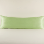 Taie de traversin en soie de mûrier Vert - Vignette | Maison Cotolune