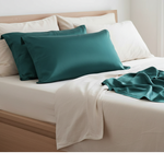 Taie d oreiller en soie du mûrier 30 mommes Vert - Vignette | Maison Cotolune