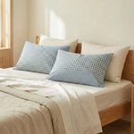 Taie d'oreiller coton égyptien Bleu - Vignette | Maison Cotolune