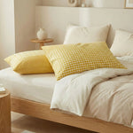 Taie d'oreiller coton égyptien Jaune - Vignette | Maison Cotolune