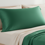 Taie d'oreiller en satin Vert - Vignette | Maison Cotolune