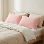 Taie d'oreiller en velours Rose - Vignette | Maison Cotolune