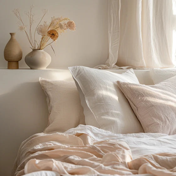 Taie d'oreiller gaze de coton