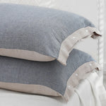 Taie d'oreiller Gaze de coton Gris brume - Vignette | Maison Cotolune