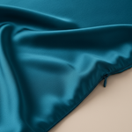 Taie d'oreiller en soie du mûrier 22 momme  Bleu Canard - Vignette | Maison Cotolune