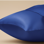 Taie d'oreiller en satin Bleu Électrique - Vignette | Maison Cotolune