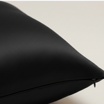 Taie d'oreiller en soie du mûrier 22 momme Noir - Vignette | Maison Cotolune