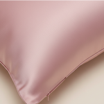 Taie d'oreiller en soie du mûrier 22 momme Rose - Vignette | Maison Cotolune