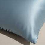 Taie d'oreiller en soie de mûrier Bleu - Vignette | Maison Cotolune