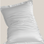 Taie d oreiller en soie du mûrier 30 mommes Blanc - Vignette | Maison Cotolune