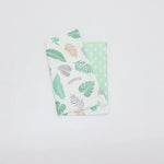 Taie d'oreiller bebe Feuilles vertes - Vignette | Maison Cotolune