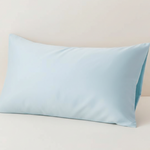 Taie d'oreiller coton Bleu - Vignette | Maison Cotolune