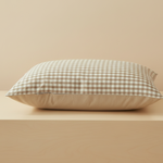 Taie d'oreiller coton égyptien Marron clair - Vignette | Maison Cotolune