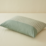 Taie d'oreiller coton égyptien  Vert - Vignette | Maison Cotolune