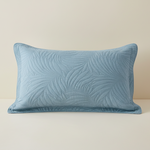 Taie d'oreiller matelassé en coton  Bleu - Vignette | Maison Cotolune