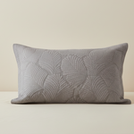 Taie d'oreiller matelassé en coton Gris - Vignette | Maison Cotolune