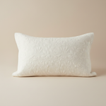 Taie d'oreiller matelassé en coton Ivoire - Vignette | Maison Cotolune