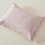Taie d'oreiller matelassé en coton Rose - Vignette | Maison Cotolune