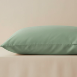 Taie d'oreiller vert en Fibre de bambou - Vignette | Maison Cotolune