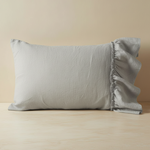 Taie d'oreiller lin lavé Gris - Vignette | Maison Cotolune