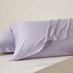 Taie d'oreiller satin de coton Violet - Vignette | Maison Cotolune