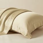 Taie d'oreiller en satin Marron - Vignette | Maison Cotolune