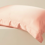 Taie d'oreiller en satin Rose - Vignette | Maison Cotolune