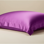Taie d'oreiller en satin Violet - Vignette | Maison Cotolune
