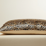 Taie d'oreiller en soie Léopard Ambre Sauvage - Vignette | Maison Cotolune