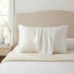 Taie d'oreiller en soie Blanc - Vignette | Maison Cotolune