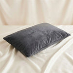 Taies d'oreiller velours Noir - Vignette | Maison Cotolune