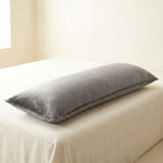 Taie de traversin flanelle Gris - Vignette | Maison Cotolune