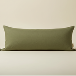 Taie de traversin en lin Vert - Vignette | Maison Cotolune