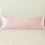 Taie de traversin en soie de mûrier Rose - Vignette | Maison Cotolune