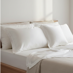 Taie d oreiller en soie du mûrier 30 mommes Blanc - Vignette | Maison Cotolune