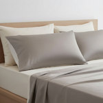 Taie d'oreiller en bambou Gris - Vignette | Maison Cotolune