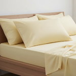 Taie d'oreiller en bambou Jaune - Vignette | Maison Cotolune