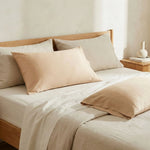 Taie d'oreiller coton Beige - Vignette | Maison Cotolune